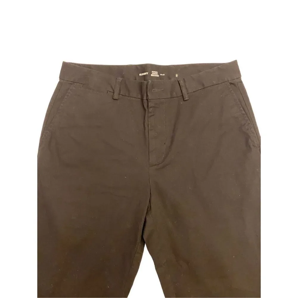 Old Navy Ultimate‎ Athletic Built in Flex Black Pants Size 33X34